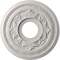 Ekena Millwork Baltimore PVC Medallion (Canopies up to 5 1/4"), 13"OD x 3 1/2"ID x 3/4"P, Satin Blossom White CMP13BAGBW - alternate 1